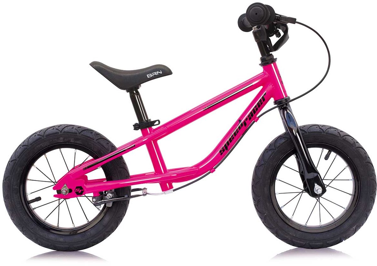 BRN Speedracer stalen loopfiets 12 inch fel fuchsia Loopfiets kopen online