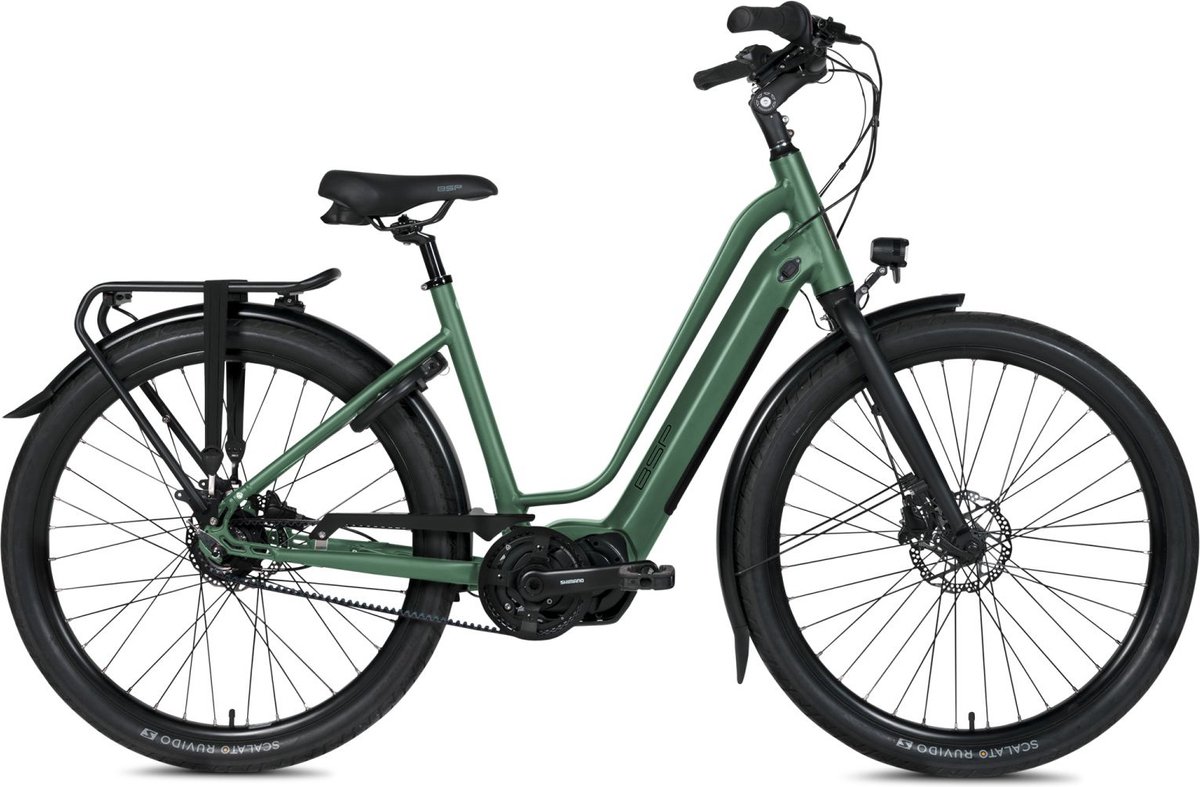 BSP Musa S Elektrische Fiets - E-bike 28 Inch - Damesfiets 47 cm - 8 Versnellingen - Hydraulische Schijfrem - 504 Wh Accu - Donkergroen Fiets (elektrisch) kopen online