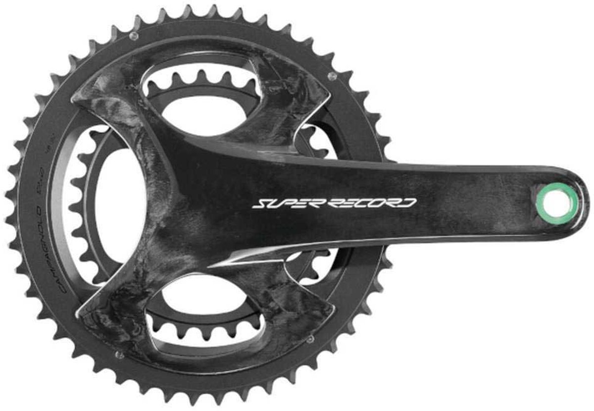 campagnolo super record pro tech crankstel zilver 170 mm 50 34t