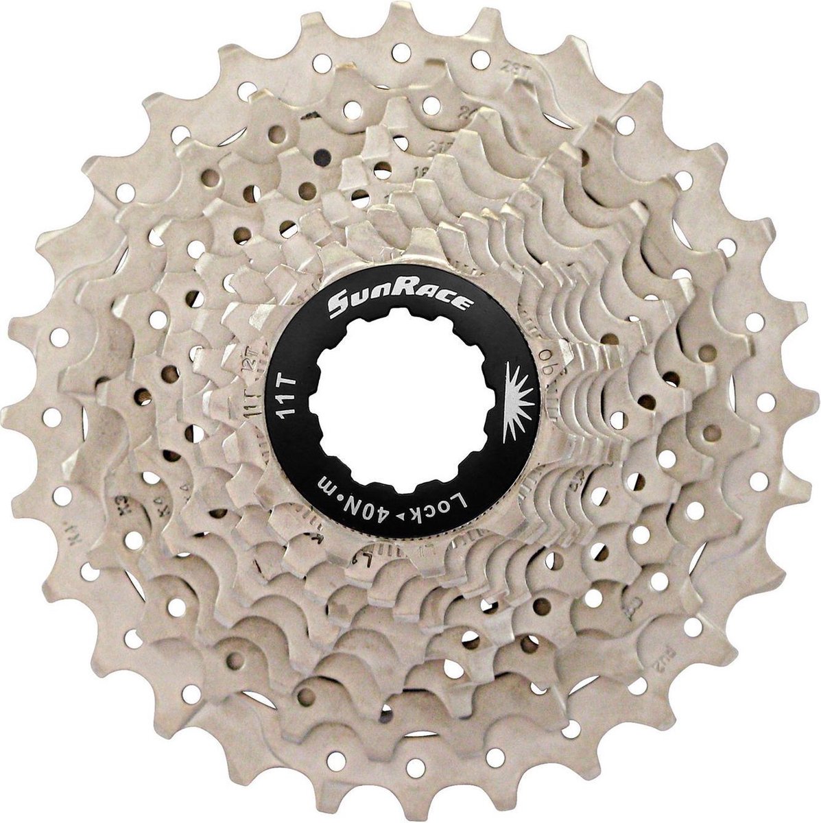 cassette 10 speed sunrace csrs0 11 28t zilver