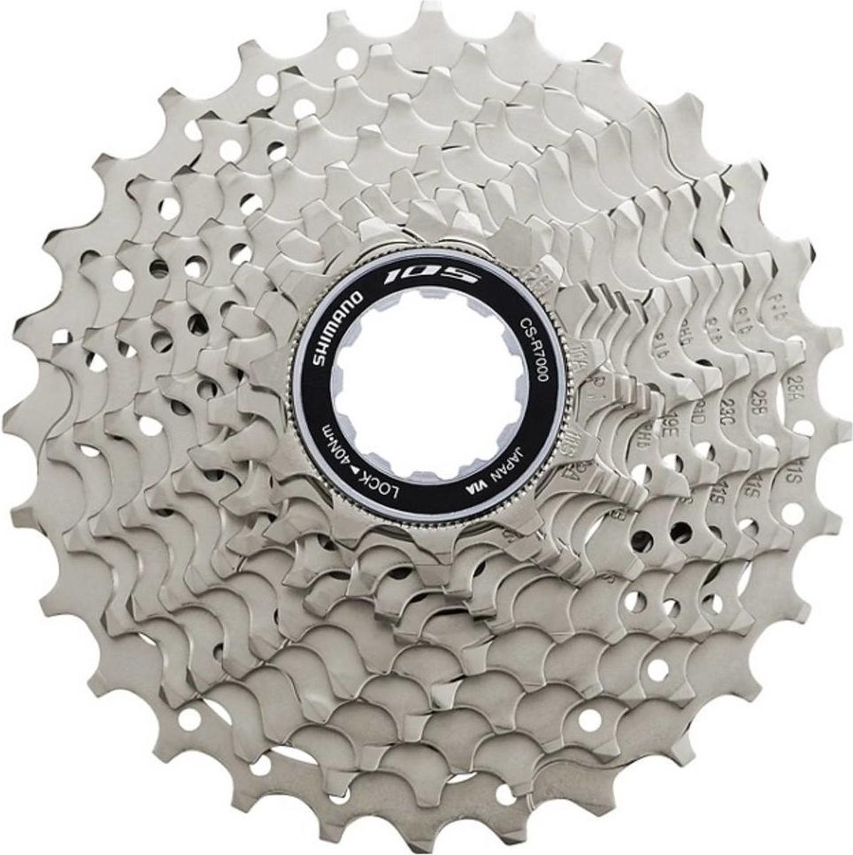 cassette 11 speed shimano 105 cs r7000 12 25t