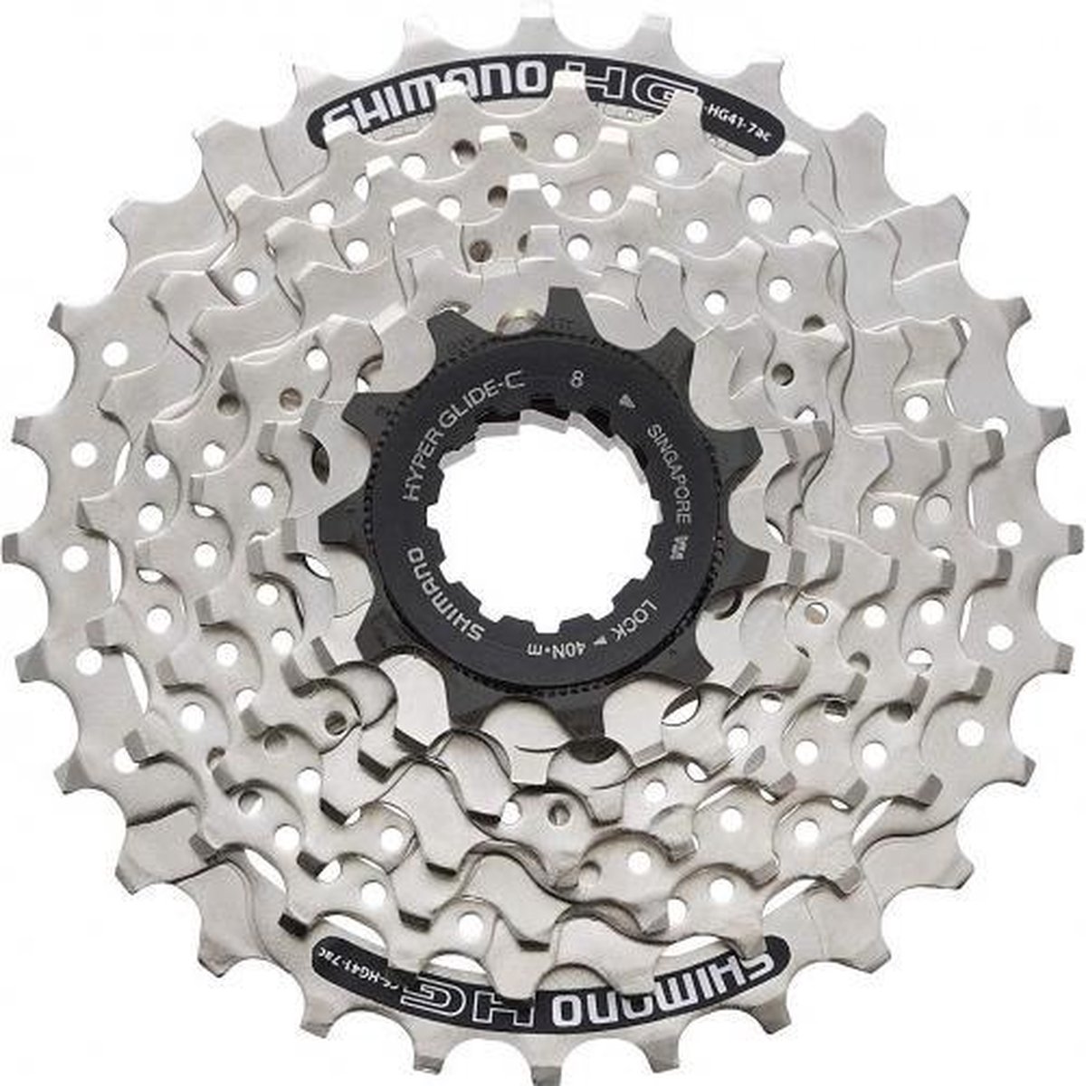 cassette 7 speed shimano hg41 11 28t werkplaatsverpakking 10 stuks