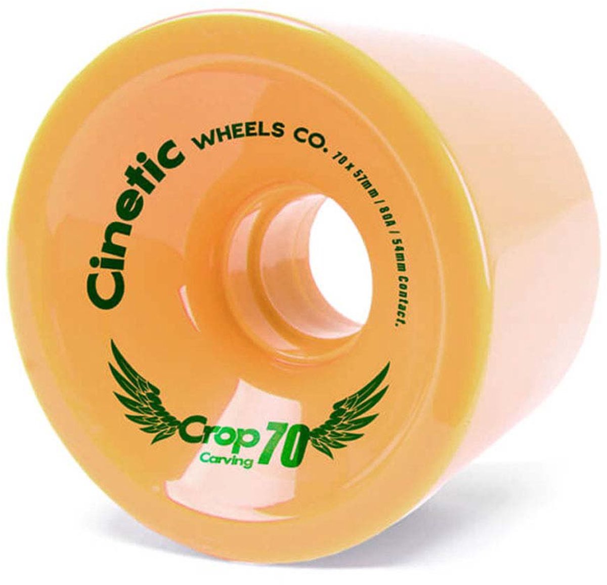 cinetic crop 80a skateboardwielen goud 70 x 57 mm