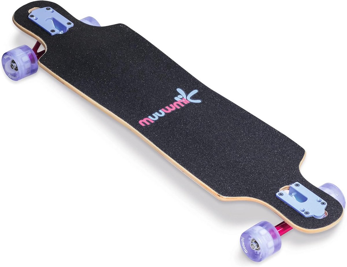 Compact Longboard met Lichtgevende Wielen - ABEC 7 Lagers - Duurzaam Houten Deck Skateonderdeel kopen online