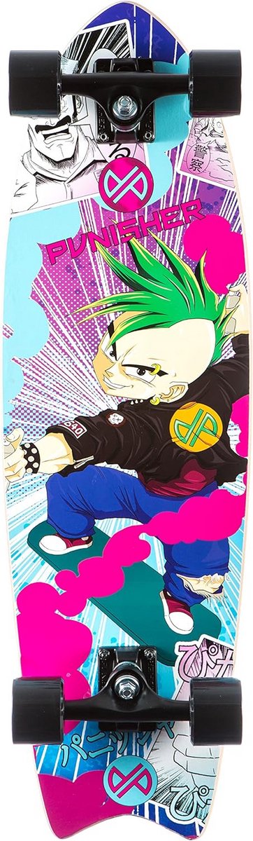 compleet cruiser skateboard 30 inch 8 lagen esdoorn geschikt voor beginners en gevorderden