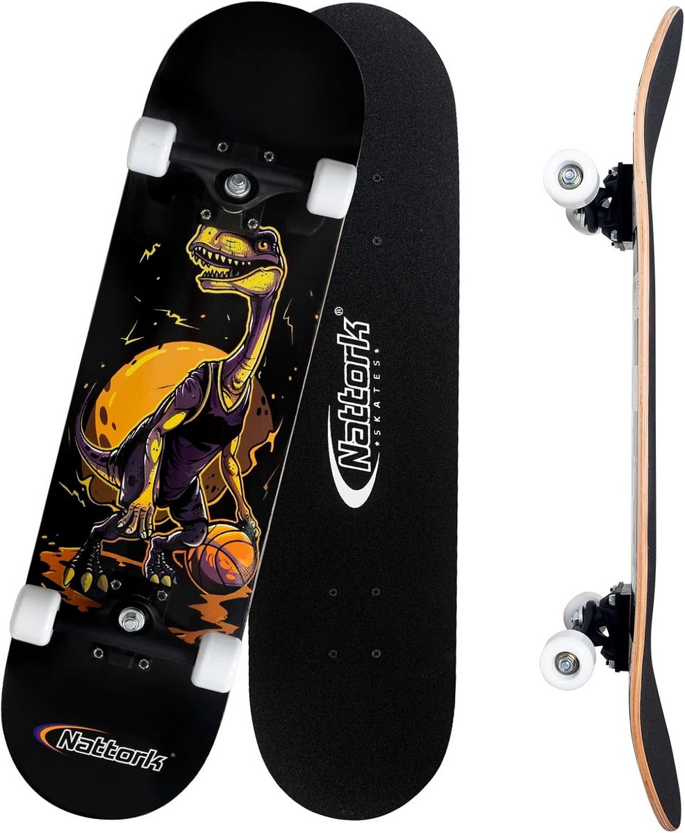 compleet pro skateboard 31 inch 9 lagen esdoornhout beginners gevorderden