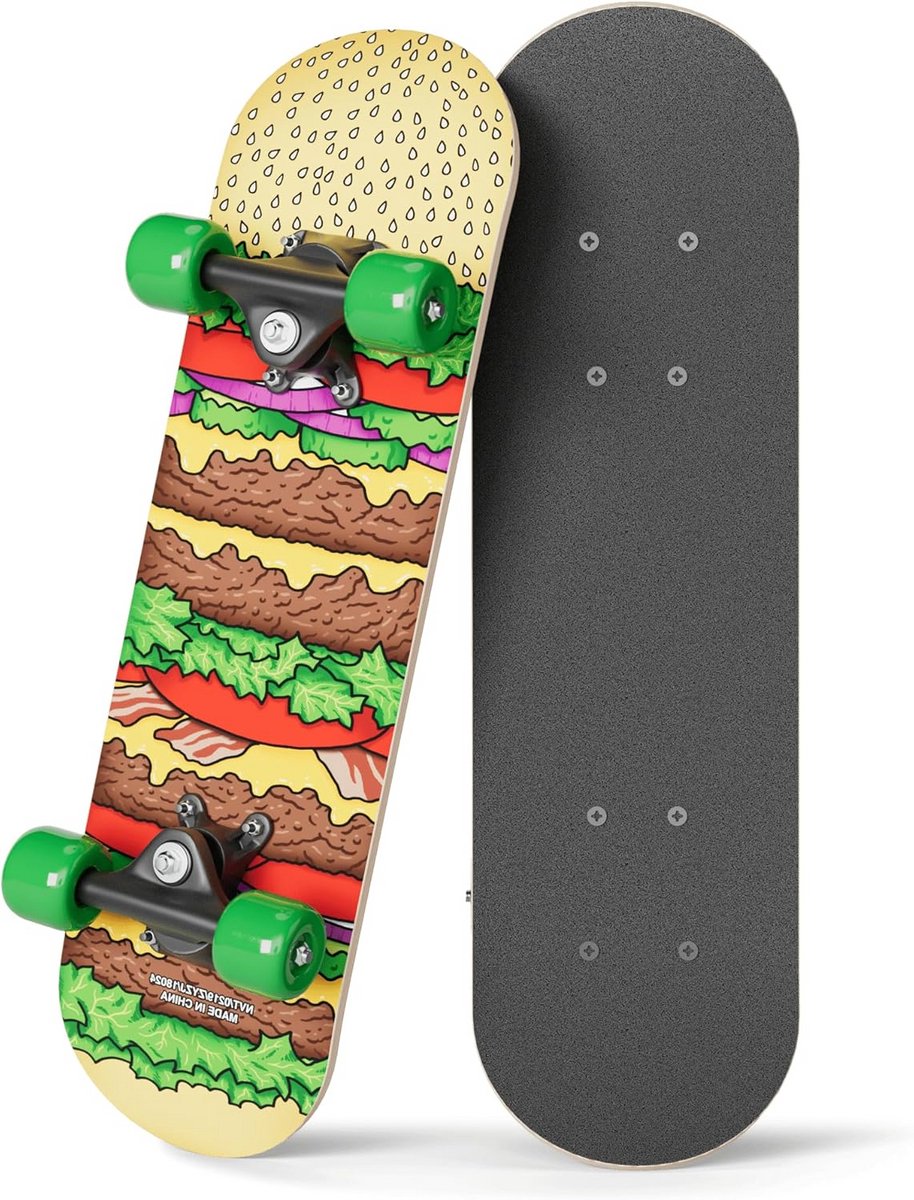 Compleet Skateboard 17 Inch voor Peuters en Kinderen | Esdoornhout & ABEC 7 Lagers Skateonderdeel kopen online