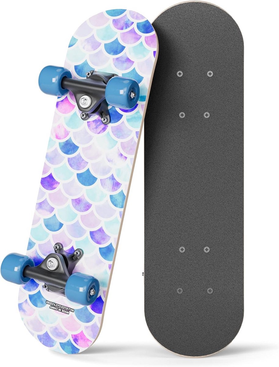 Compleet Skateboard 17 inch voor Peuters en Kinderen | Esdoornhouten Cruiser met ABEC 7 Lagers Skateonderdeel kopen online