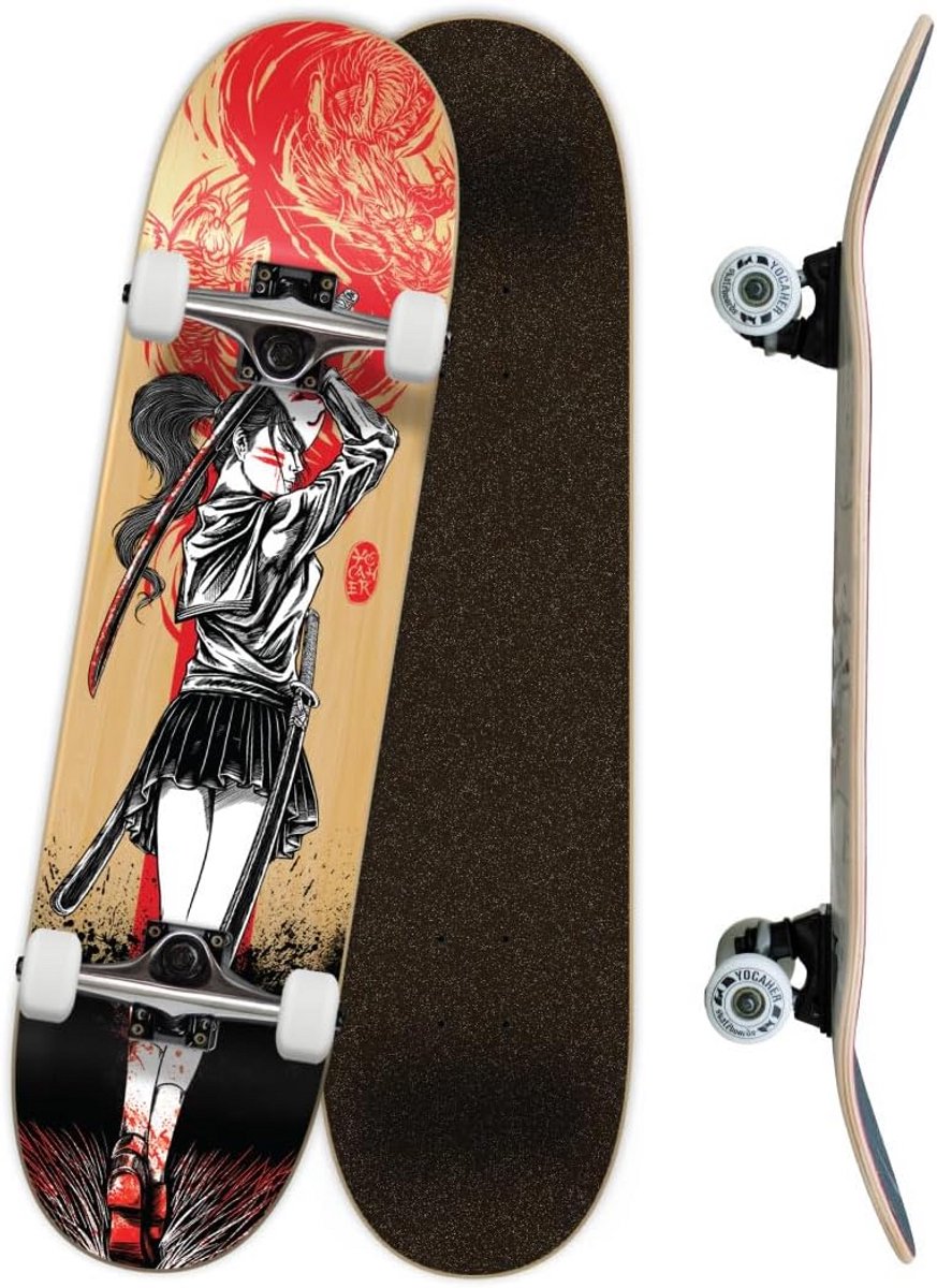 Compleet Skateboard 31" Professioneel Trickboard met ABEC-9 Lagers en 54mm Wielen Skateonderdeel kopen online