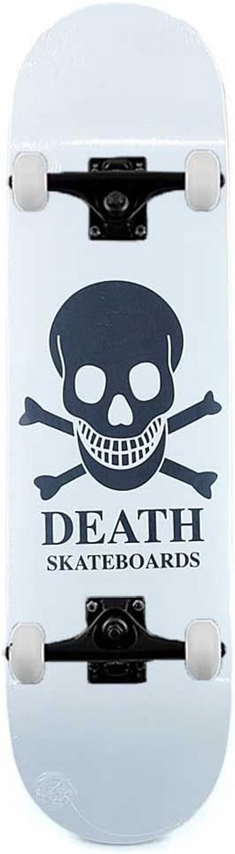 compleet skateboard 8 25 inch met witte schedel design