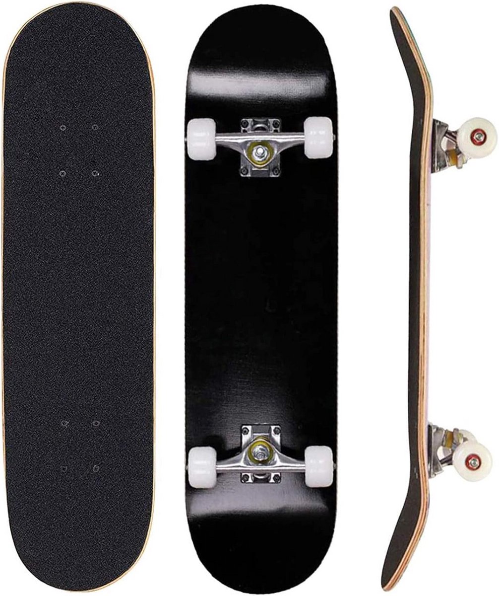 compleet skateboard voor beginners en gevorderden 31 inch trick board van 9 laags esdoornhout