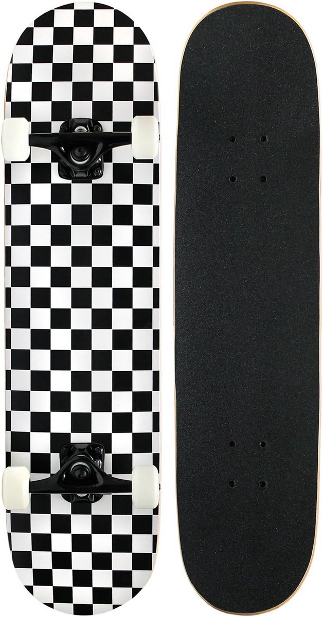 compleet skateboard voor beginners en gevorderden 7 laags esdoornhouten deck en duurzame onderdelen