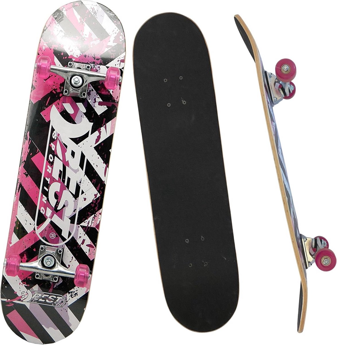 Compleet Skateboard voor Beginners en Gevorderden - Duurzaam Hout en Aluminium Deck Skateonderdeel kopen online