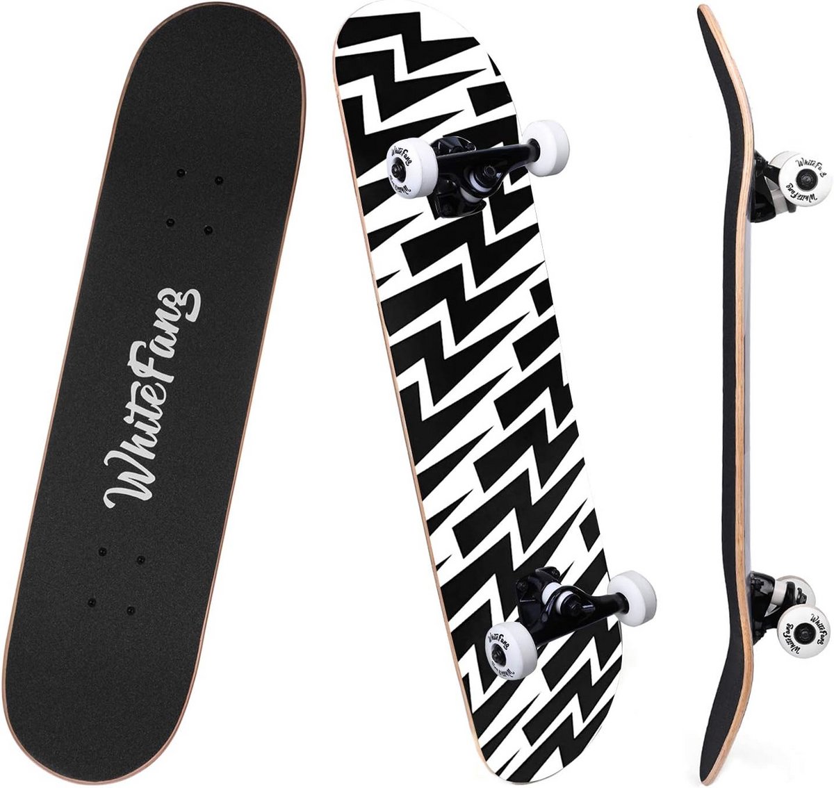 compleet skateboard voor beginners en kinderen 31 inch dubbele kicktail concave