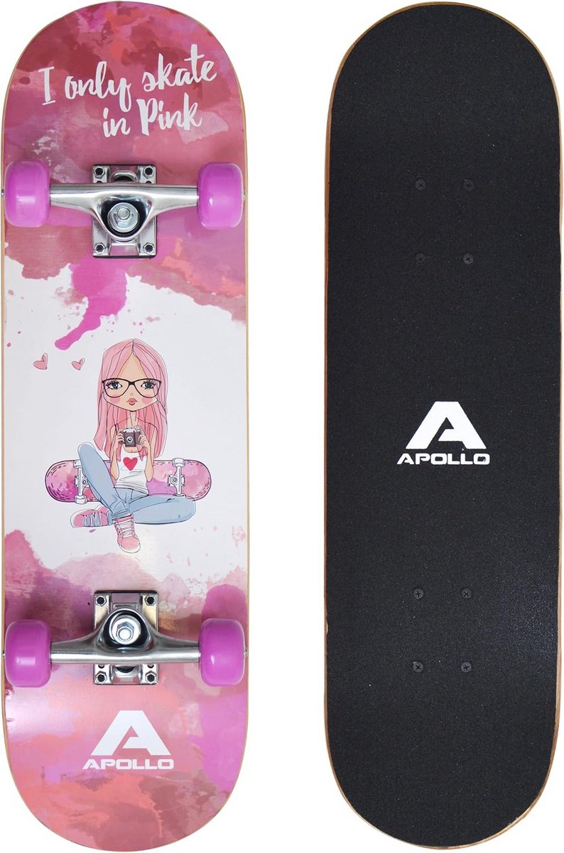 compleet skateboard voor kinderen en tieners met abec 3 lagers en aluminium assen