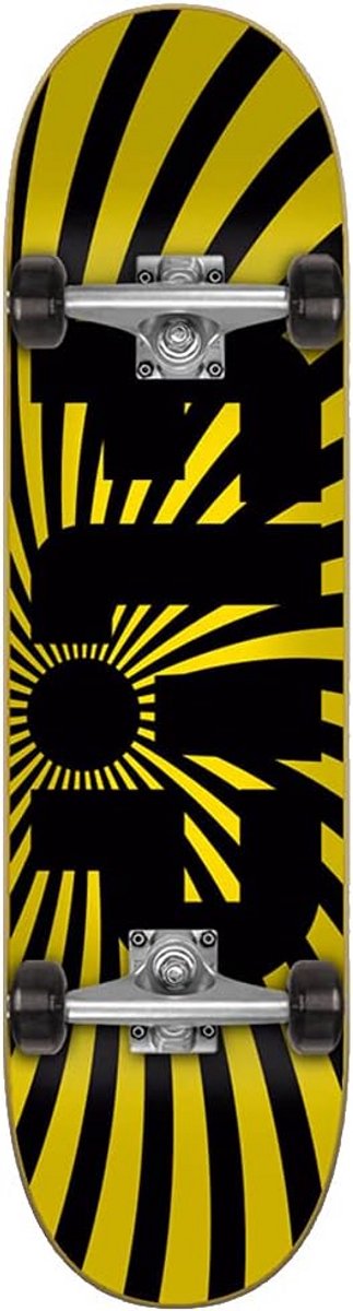 compleet skateboard yellow 7 lagen hout beginner gevorderde