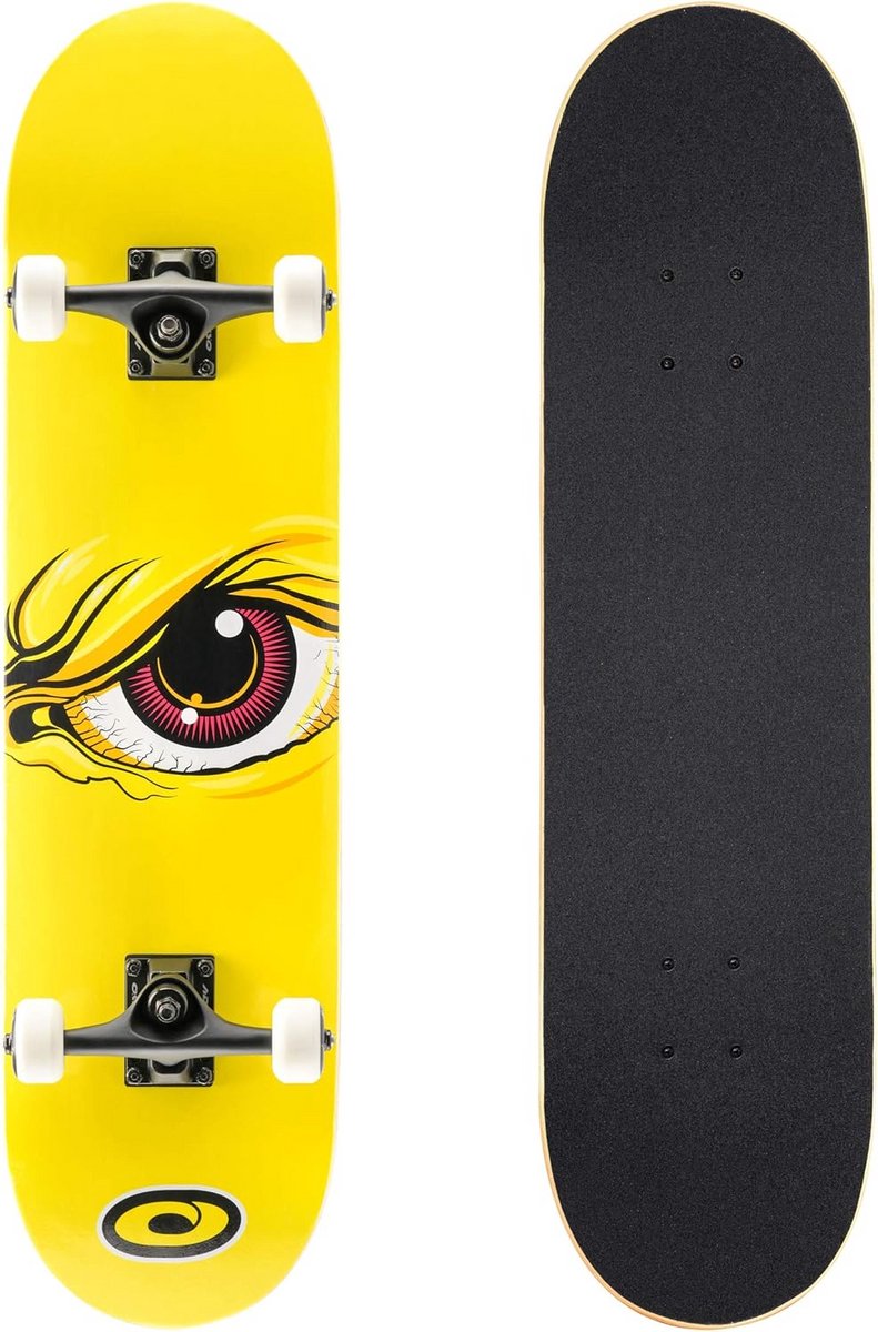 complete double kick trick skateboard voor beginners hoge kwaliteit esdoorn dek