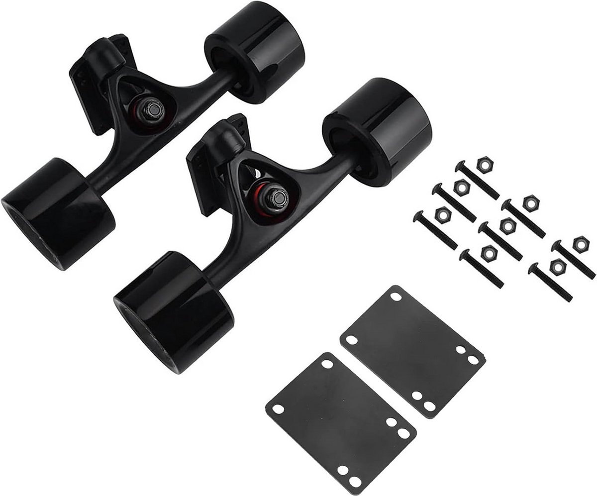 complete longboard truck set met wielen en lagers voor cruiser en skateboard