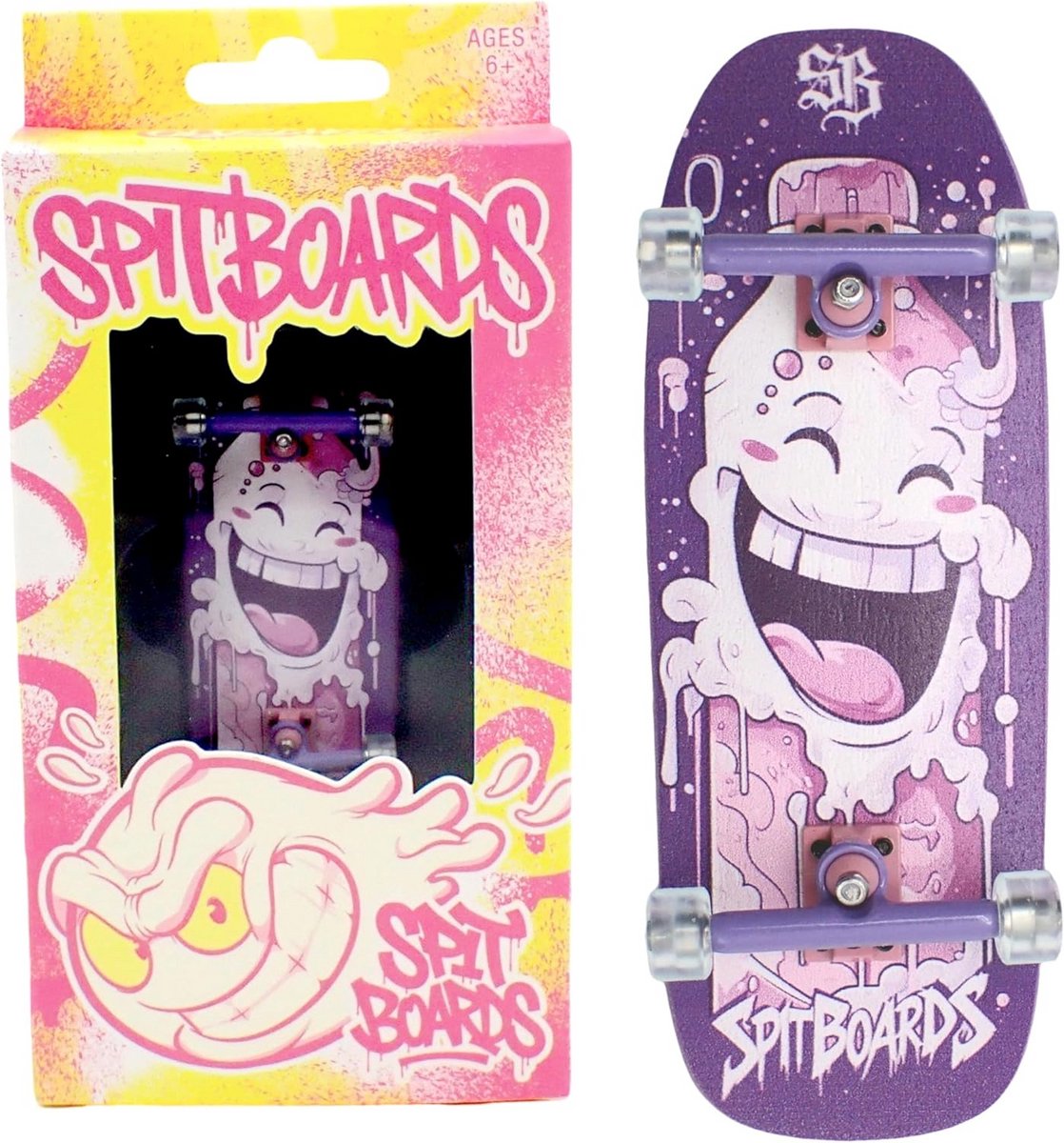 Complete Oldschool Fingerboard Cruiser Setup - 34mm Pro Trucks en Zachte Urethaan Wielen Skateonderdeel kopen online