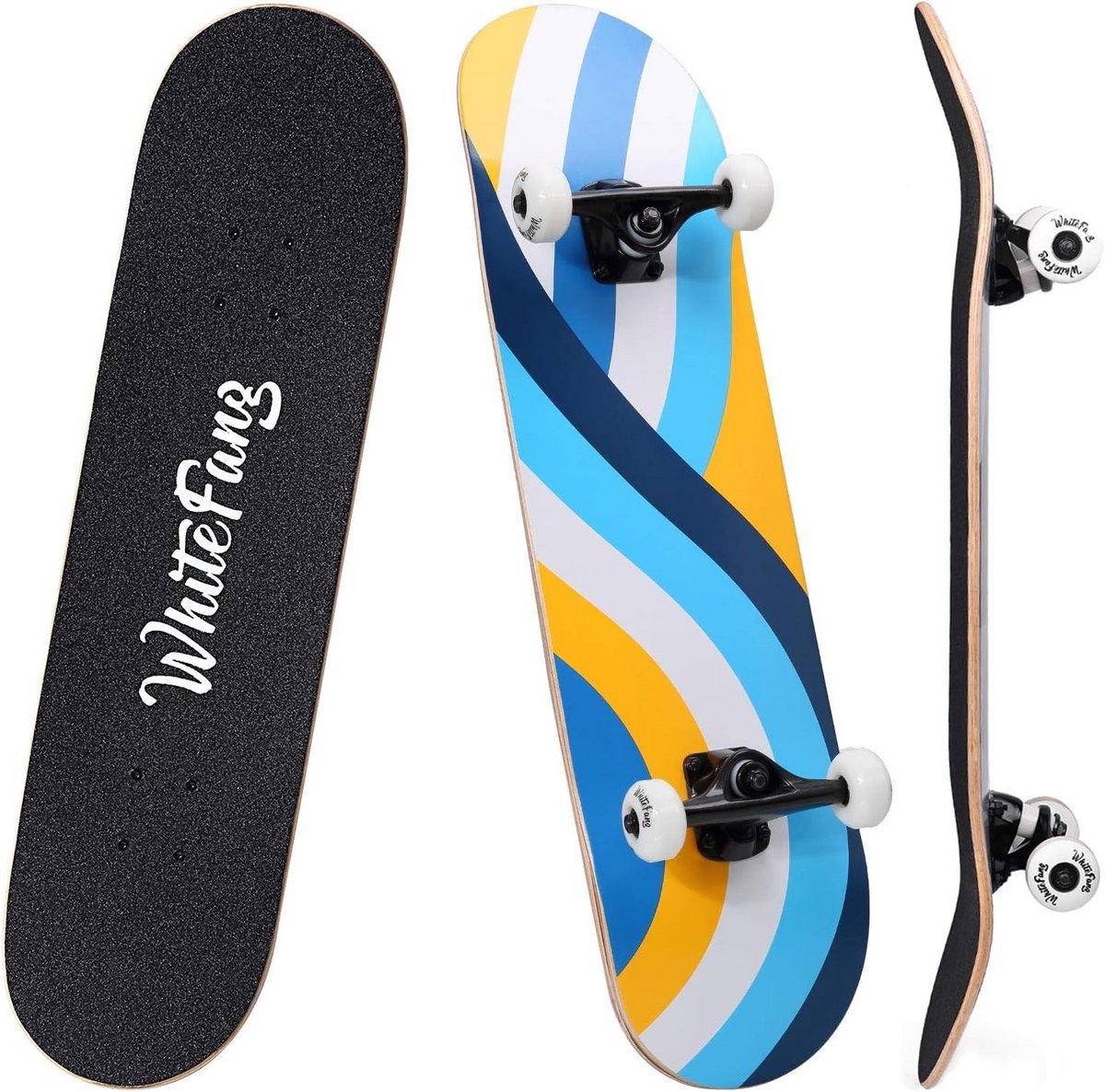 complete skateboard 31 inch dubbele kicker voor beginners en kinderen