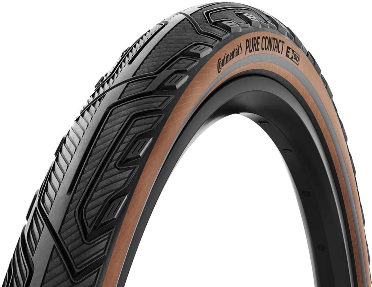 continental pure contact 28 x 2 00 urbanband bruin 28 x 2 00