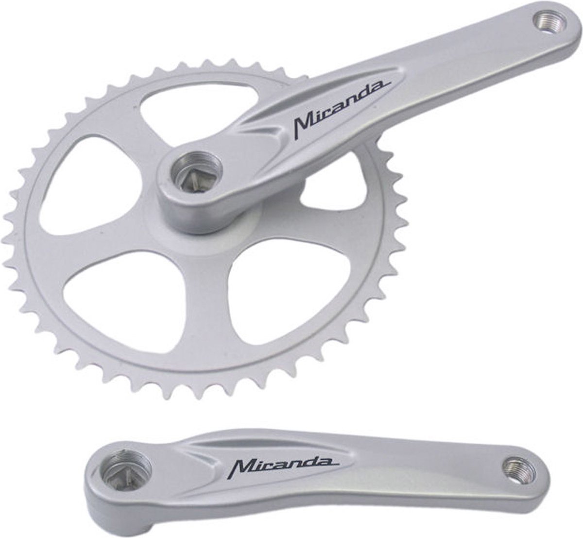 Crankstel Miranda aluminium 44T - 3/32-ketting Fiets kopen online