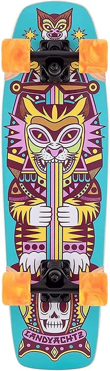 Cruiser Skateboard Compleet 28.2 inch - Inclusief Trucks, Wielen en Grip tape Skateonderdeel kopen online