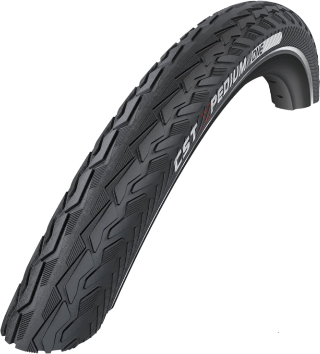 CST E-bike buitenband - anti-lek - zijreflectie - 28x1.75 - zwart Fiets kopen online