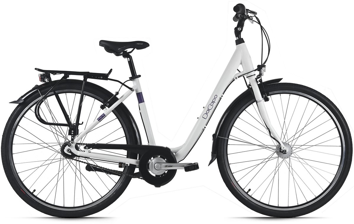 dacapo damesfiets 28 padova wit 7 versnellingen framemaat 48 cm