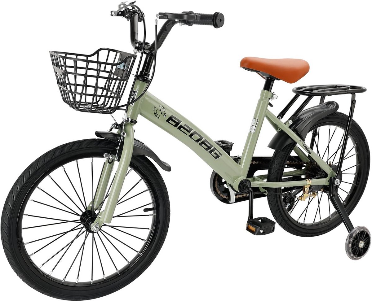 degelijke kinderfiets 18 inch verstelbaar zadel stuur incl zijwieltjes