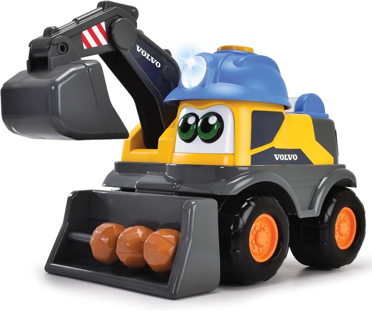 Dickie Toys Danny Graafmachine voor Peuters vanaf 2 Jaar - Stevig Speelgoed voor Binnen en Buiten Speelgoedkruiwagen kopen online