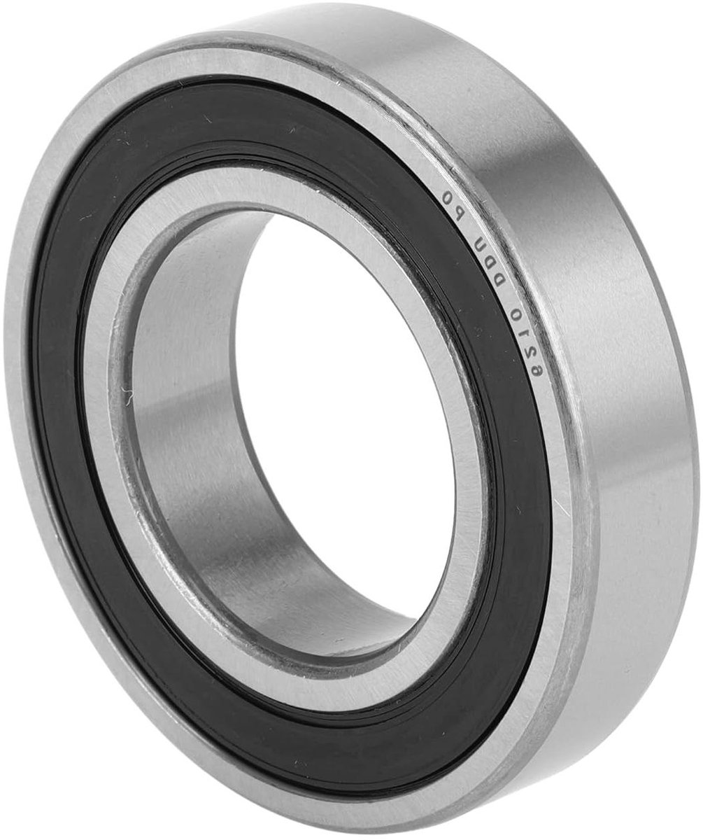 diepe groef kogellagers 50x90x20mm gesmeerde lagers rubber afdichting scooter skateboard wiel dubbele afdichting zwart zilveren toon p0 6210ddu geschikt voor verschillende toepassingen