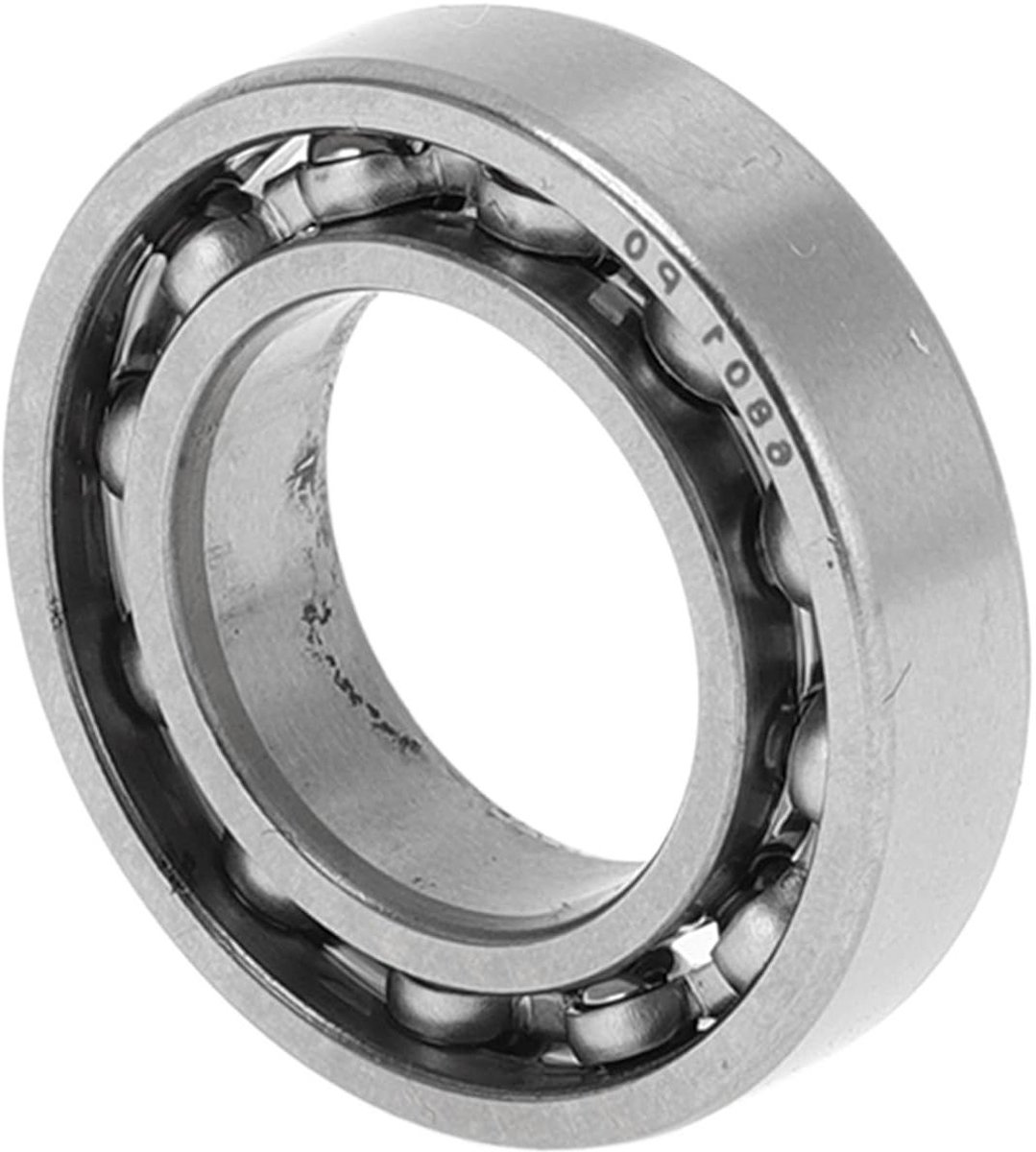 diepe groef kogellagers gesmeerde lagers skateboard wiel open type zilverkleurig scooter p0 12x21x5mm geschikt voor 6801