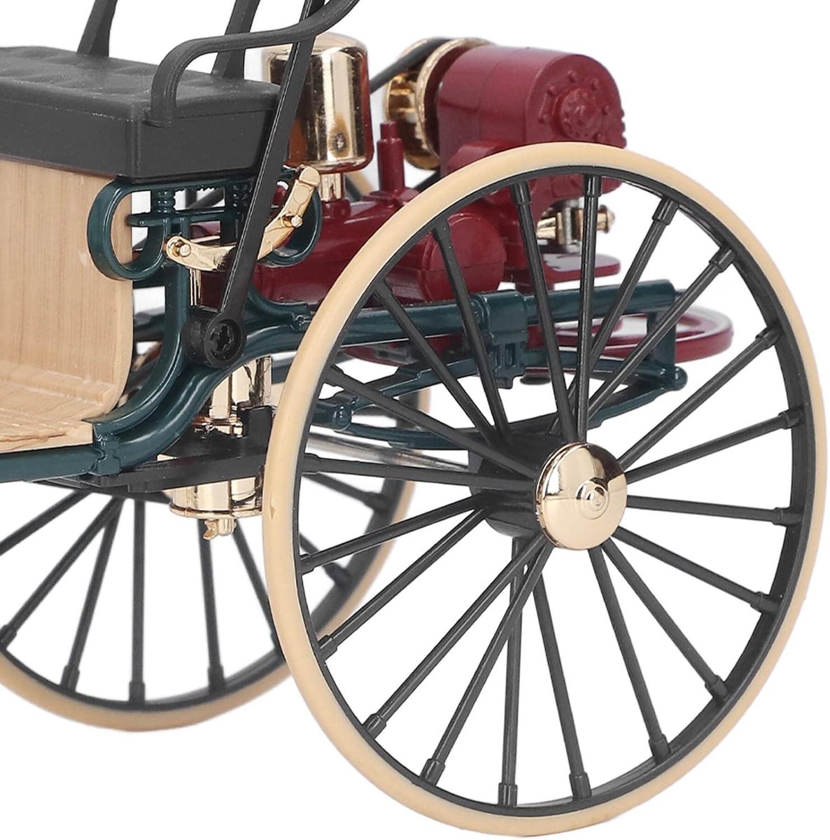Driewieler Ornament 1-12 Schaal Klassieke Legering Driewieler Model Ornament Hoge Simulatie Retro Miniatuur Driewieler Decoratie voor Thuis - Groen - Vintage Stijl . Driewieler kopen online