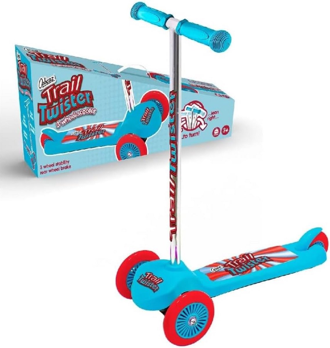 Driewieler Stepp / Loopscooter voor Kinderen - Blauw Driewieler kopen online