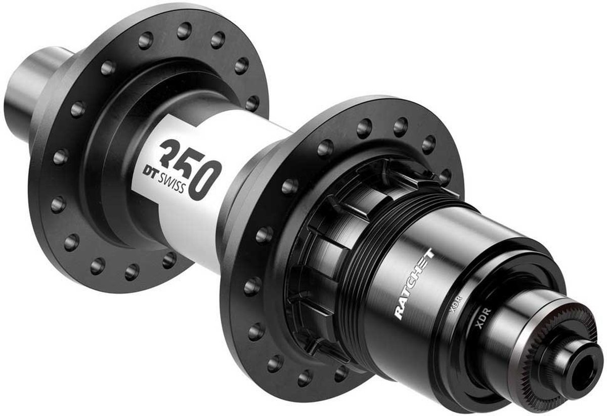 dt swiss 350 classic system 36 sl qr sram xdr road achternaaf zilver 24h 5 x 130 mm