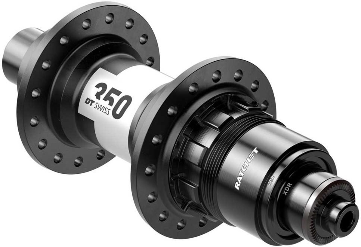 dt swiss 350 non disc qr sram xdr achternaaf zilver 32h 5 x 130 mm