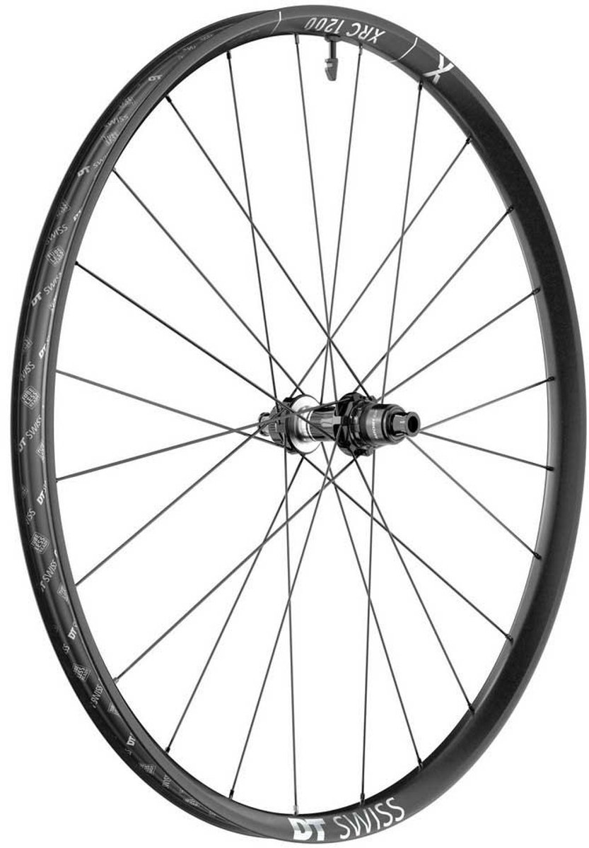 dt swiss xrc 1200 spline 29 30 cl disc tubeless mtb achterwiel zilver 12 x 148 mm sram xd