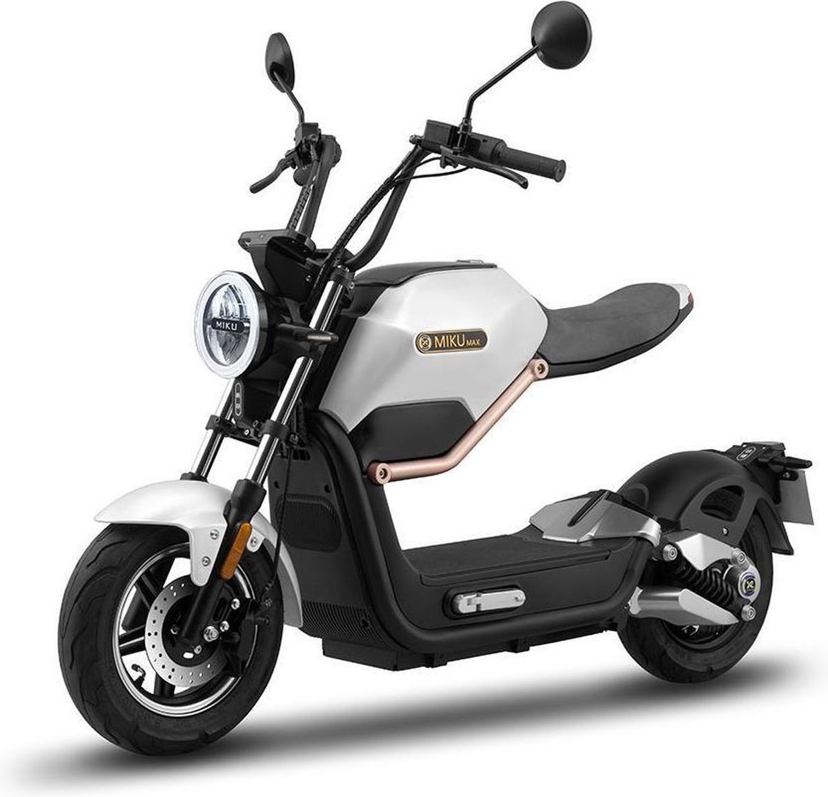 Ecruiser Miku Max | Wit | Elektrische Brommer Accuvoertuig kopen online