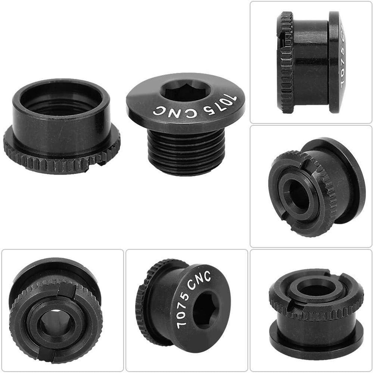 eenvoudige aluminium trapas moeren en bouten voor mountainbike en racefiets duurzame crank bolt lade voor outdoor gebruik