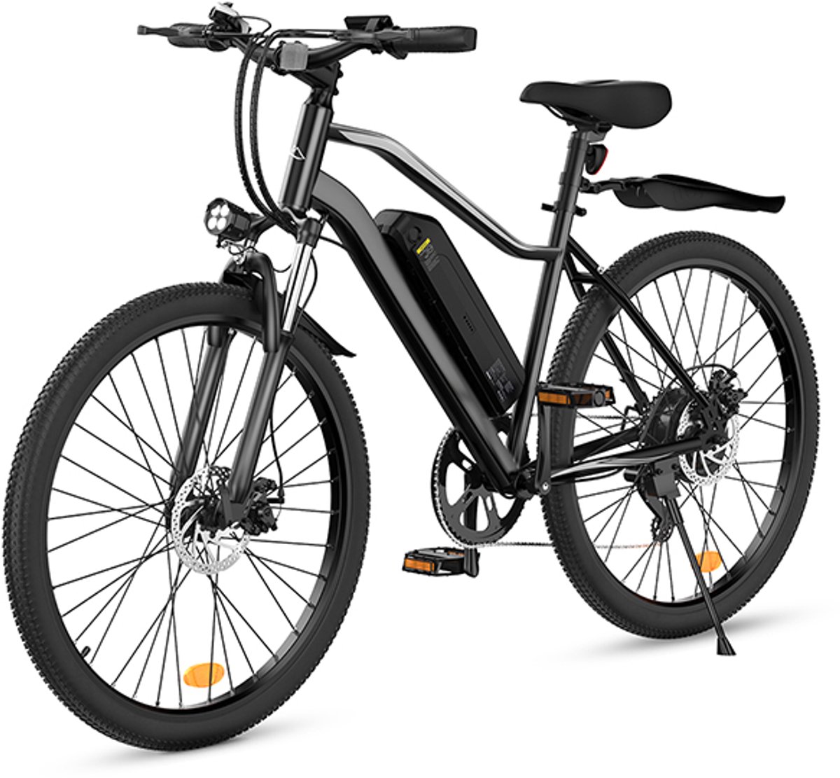 elektrische mountainbike eb3 26 inch 250w 36v 10 4ah actieradius 100 km 5 versnellingen verwijderbare accu