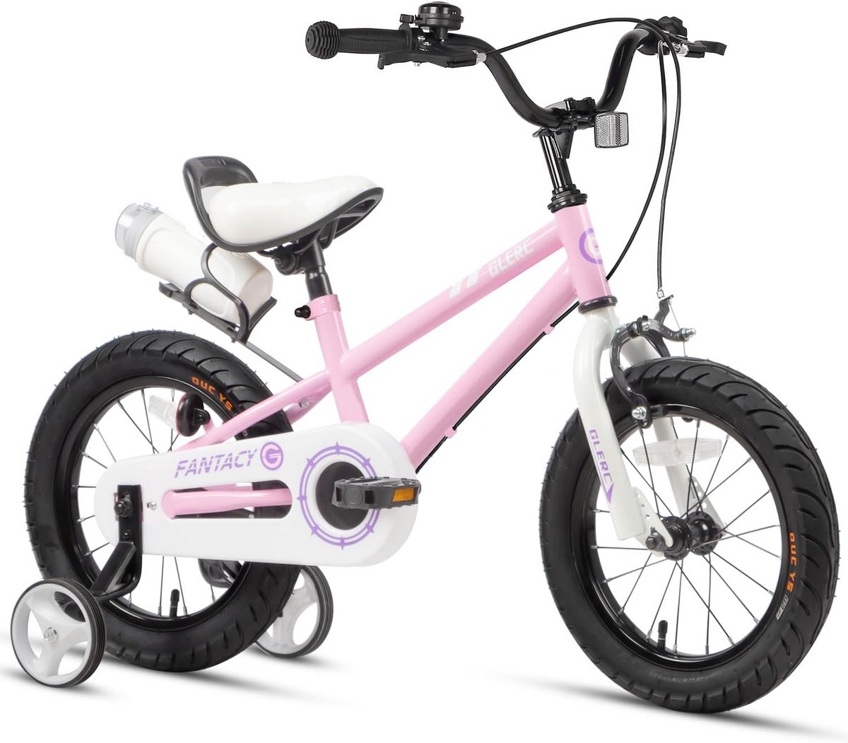 Fantasy Kinderfiets voor 2-14 jaar - 14, 16, 18, 20 inch met verlichting en kickstand Kinderfiets kopen online