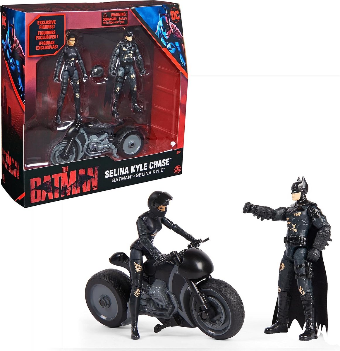 fiets voor kinderen in batman thema catwoman stijl