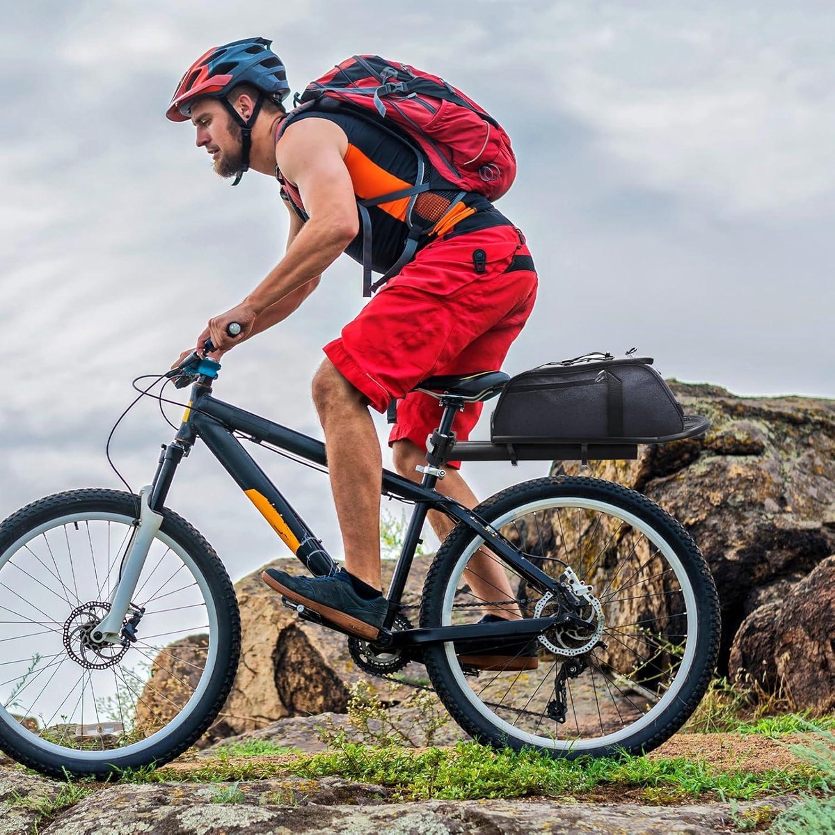 Fietsbagagedrager - Aluminiumlegering - Verstelbaar - Achter - 8 kg draagvermogen - MTB - Touring - Camping - 31,8 mm wiel - Fiets - Bagageverspreider Fiets kopen online