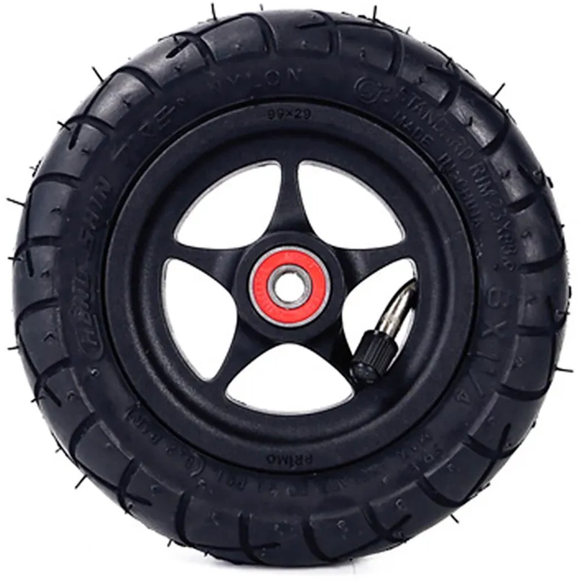 flying eagle off road schaatswielen zilver 150 mm