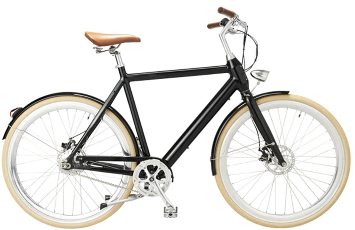 foride v1 54cm m classic urban electric city bike 250w motor 36v 10 5ah samsung battery glossy black