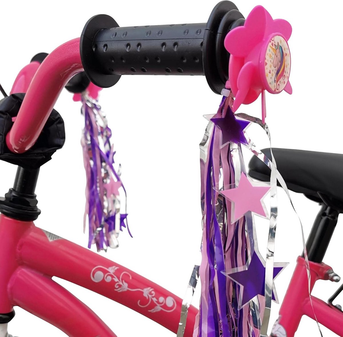 Franjes voor Kinderfiets Stuur met Glitter Windmolen Kinderfiets kopen online
