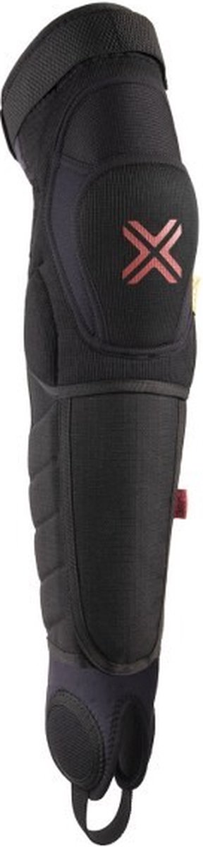 fuse delta 125 kniebeschermer bmx combo volwassenen zwart rood xl