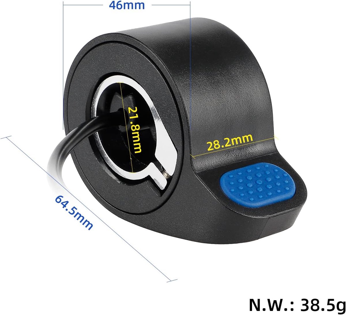 Gashendel Geschikt voor M365 / Pro / Pro 2 / 1S / Mi 3 / Essential / Lite - Elektrische Step Accelerator - Snelheidsregelaar Vervanging - Blauw - 1 Stuk Skateonderdeel kopen online
