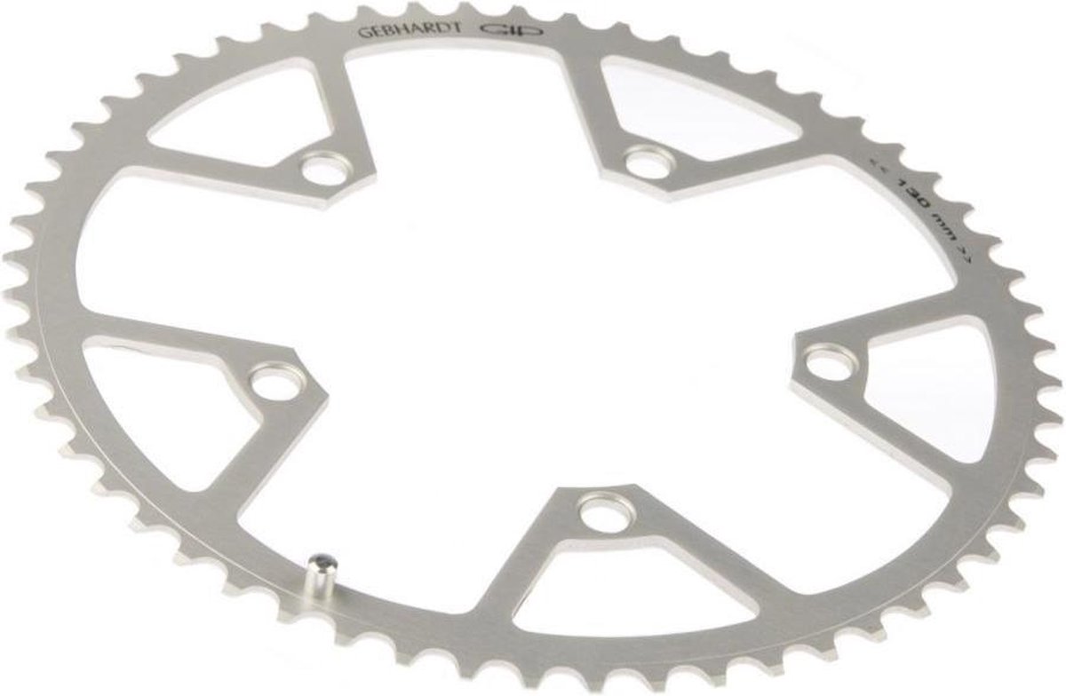gebhardt kettingblad 53t 5 gaats 9sp zilver